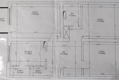 Apartament cu 3 camere decomandat în Central - 5
