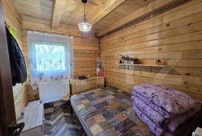Cabana lemn cu 4 dormitoare, 120mp, teren intravilan de 1250mp - 8