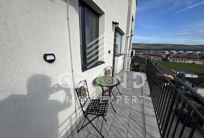 Apartament 2 camere,ultrafinisat,cu parcare subterana-Floresti,str.Teilor - 23