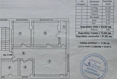 Apartament cu 3 camere semidecomandat în Bucureștii Noi - 23