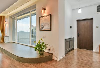 Penthouse cu 4 camere semidecomandat, mobilat în Aviației - 9