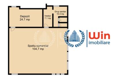 Spatiu comercial 146 mp la parter | 3 parcari | 300m de C-tin Brancusi - 1
