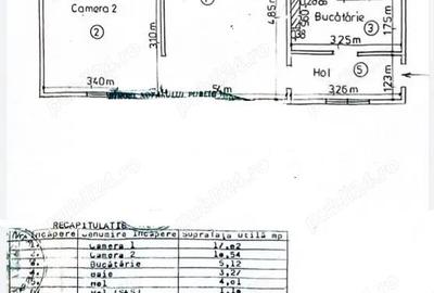 Apartament cu 2 camere semidecomandat în Central - 1