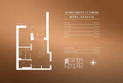 Apartament 2 camere de vanzare - City Point Aviatiei - 10