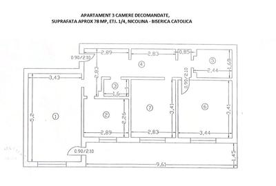 Apartament cu 3 camere în Nicolina - 1