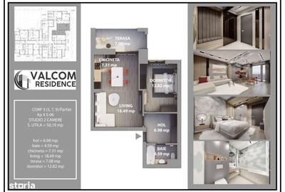 Apartament cu 2 camere în Bartolomeu