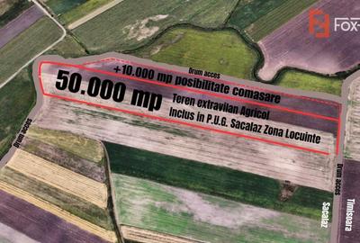 COMISION 0% Teren extravilan agricol, 5ha- Oportunitate investitie COMISION 0% Teren extravilan agricol, 5ha- Oportunitate investitie - 2