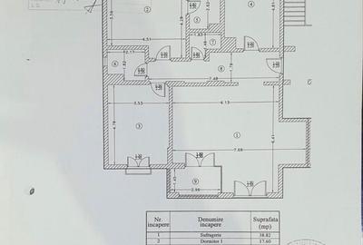 Apartament cu 3 camere în Tunari - 1