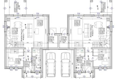 1/2 Duplex, 5 camere, 2 bai, camera tehnica, 119mp, 300mpT , Giarmata! - 14