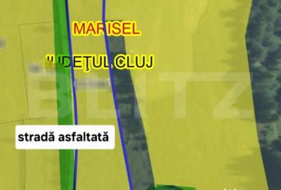Teren de 5446 mp, în Mărișel