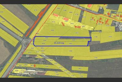 Teren Centura Severin - Acces din Giratoriu, 15 219mp - 2