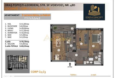 Garsonieră decomandată în Central - 2