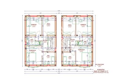 2 unitati de Duplex | 5 camere | 120mp | Teren 250 | Chisoda - 17