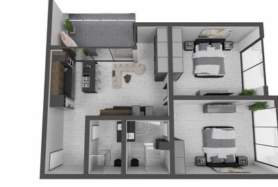 Apartament Mamaia Nord - 3 camere - O.B.A Lake - Proiect finalizat. - 5