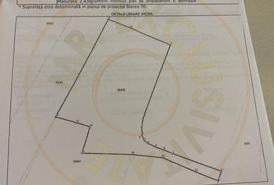 Teren 2436  mp intravilan, Serbanesti/Rociu, jud. Arges. Comision 0%