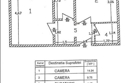 Apartament decomandat în Lacul Tei