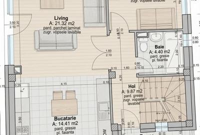 Casă individuală cu 5 camere cu Teren 300 Mp în Tunari - 5