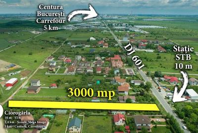 Teren Construcții intravilan de 1500 mp, în Ciorogârla - 3