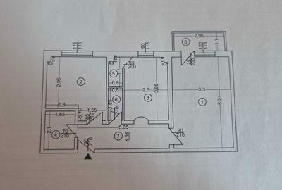 Apartament cu 2 camere decomandat în Central - 1