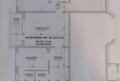 Apartament 3 camere de 68 mp utili + 2 balcoane - Iulius Mall - 14