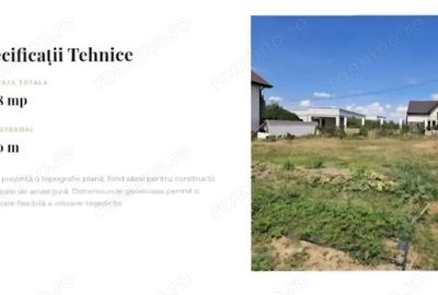 Teren de 1028 mp, în Sânmartin - 3