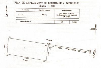 Teren de 698 mp, în Remuș - 2