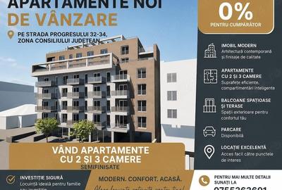 Apartament cu 3 camere semidecomandat în Central - 4