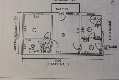 Apartament 2 zona linistita, etaj intermediar - 10