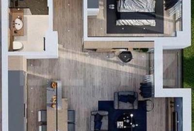 Apartament cu 2 camere semidecomandat în Torontalului - 1