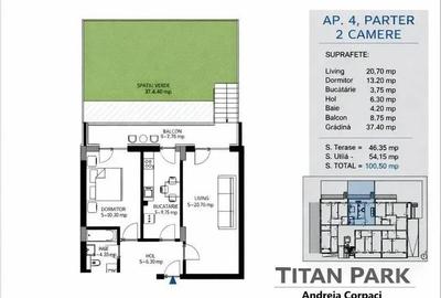 Apartament cu 2 camere decomandat în Est - 6