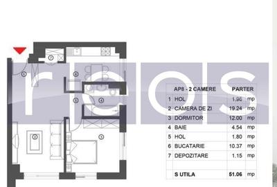 Apartament cu 2 camere în Șoseaua Nordului - 10