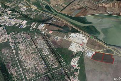 Vand 60 000 mp teren c-c, intravilan, curti-constructii, langa Metro, Pitesti, DN 65 b - 3