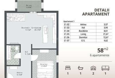 Vand apartament 2 camere COMISION 0 - Mosnita Noua - Urseni - 2