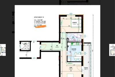 Apartament cu 2 camere decomandat în Central - 2