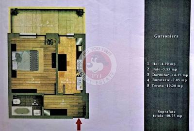 Dream Residence | Garsoniera | Deomandata | 41mp | B11754 - 5