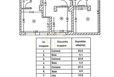 Apartament cu 4 camere / Posibilitate investitie / Arcul de Triumf - 55