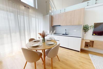 Penthouse cu 3 camere semidecomandat, mobilat în Exterior Vest - 2