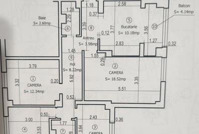 Apartament cu 4 camere decomandat în Central - 3