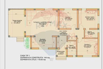 Casă individuală cu 4 camere cu Teren 500 Mp în Recea - 10
