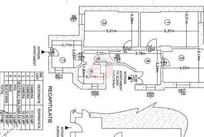 Apartament cu 3 camere decomandat în Dorobanți