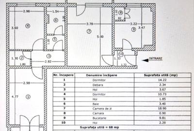 Apartament cu 3 camere semidecomandat în Teilor - 8