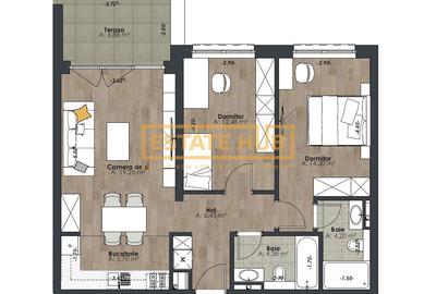 Apartament cu 3 camere în Mărăști - 13