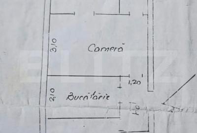 Apartament cu 3 camere semidecomandat în Bucium