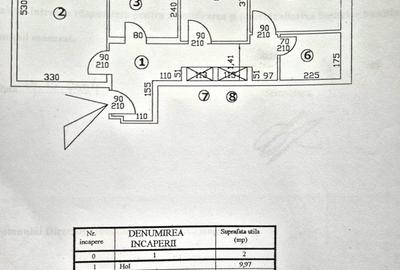 Apartament cu 3 camere decomandat în Costin Georgian - 1