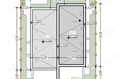 Apartament cu 3 camere semidecomandat în Moșnița Nouă - 10
