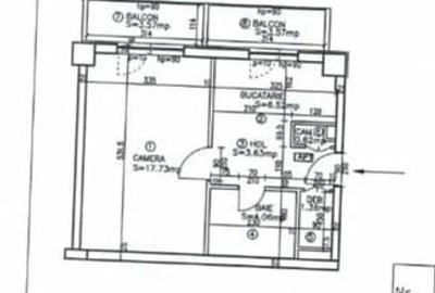 Garsonieră spațioasă 41 mp, etaj 2, bloc nou, parc IOR - 6
