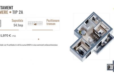APARTAMENT CU 2 CAMERE *DECOMANDAT* BULEVARDUL POTIERS - COMISION 0% - 8