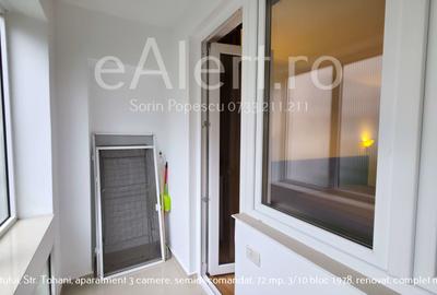 Apartament 3 camere decomandat, 72 mp, etaj 3/10 – Tineretului, strada Tohani. - 20