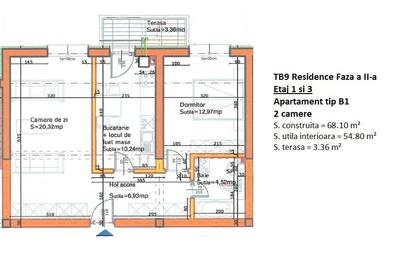 TB9 Residence | Faza a 2-a | 2 cam tip B1 | 0% comision - 6