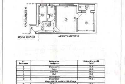 Apartament cu 2 camere semidecomandat în Central - 8